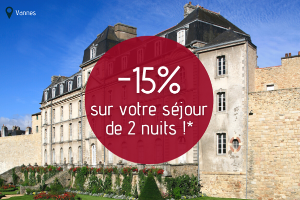 aparthotel Brittany for short stay in Vannes in Gulf of Morbihan